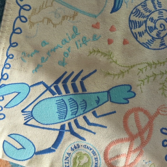 Spartina 449 Sturdy Canvas Beach Overboard Tote New With Tags. - Picture 2 of 5